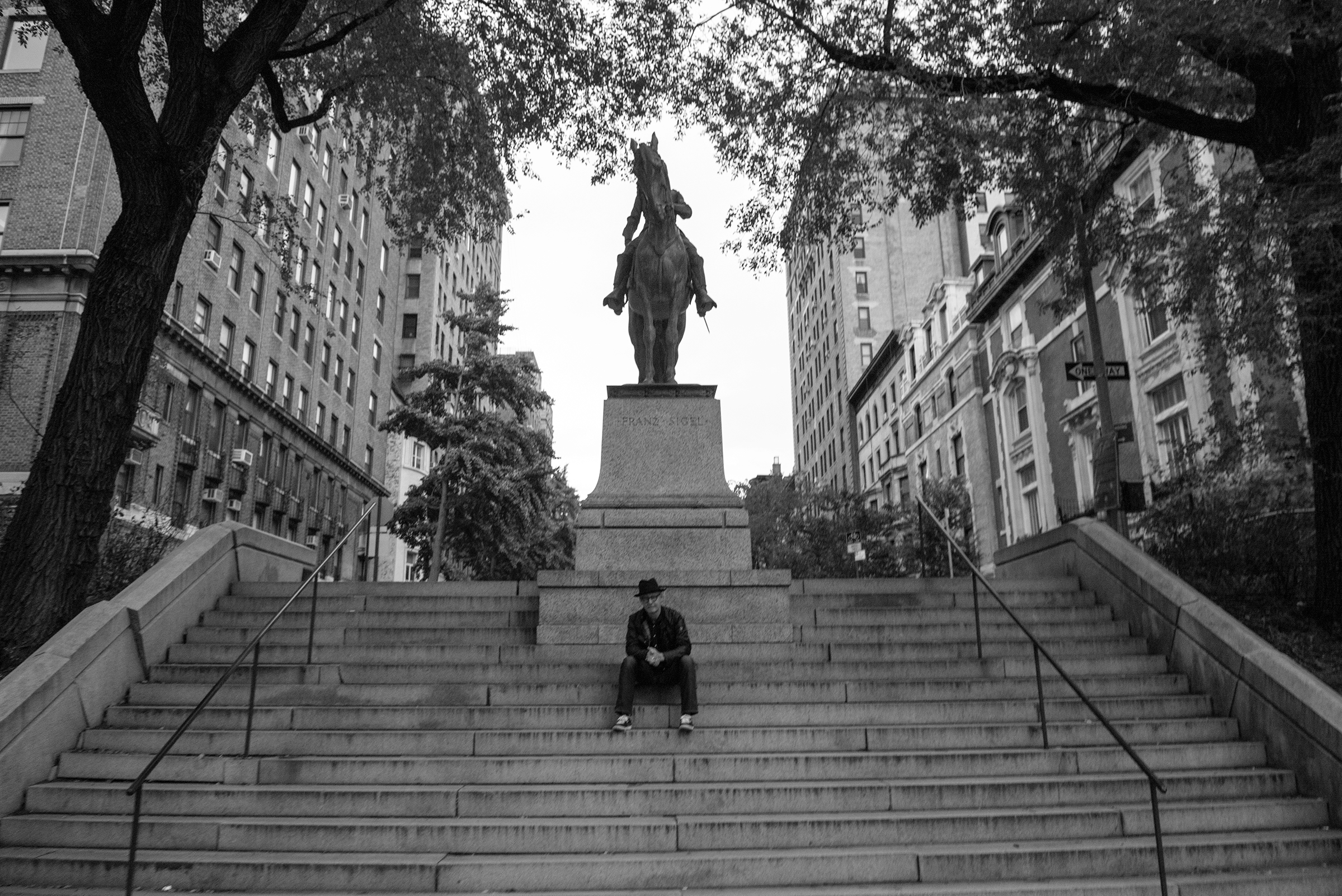 Dusty on Steps, UWS